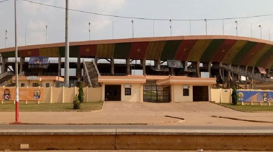 esplanade du stade omnisport de yaounde.