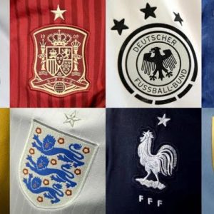 Coupe du monde football LES PLUS ÉTOILÉS