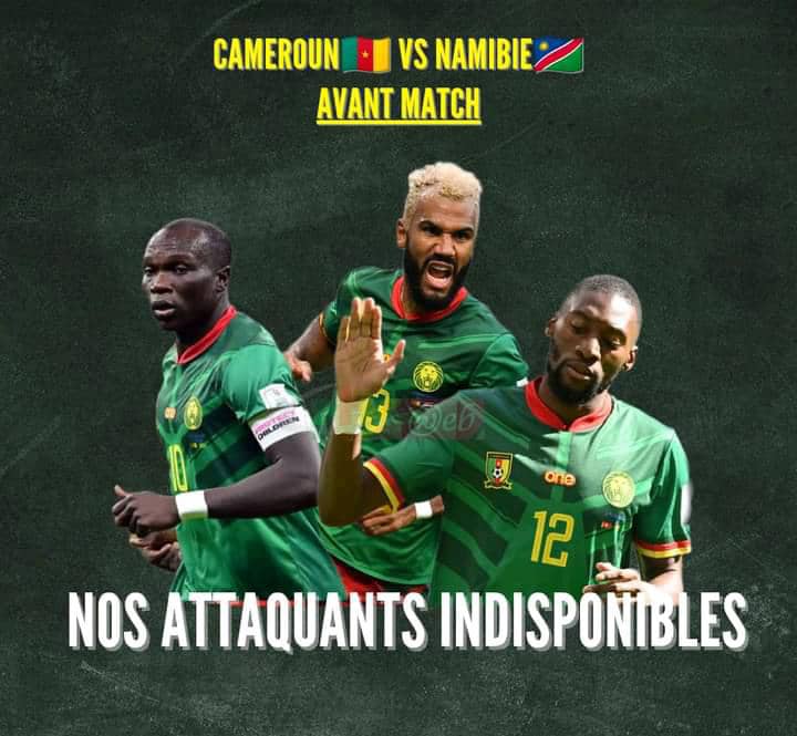 Cameroun-Namibie : la tanière des lions sans ses attaquants phares