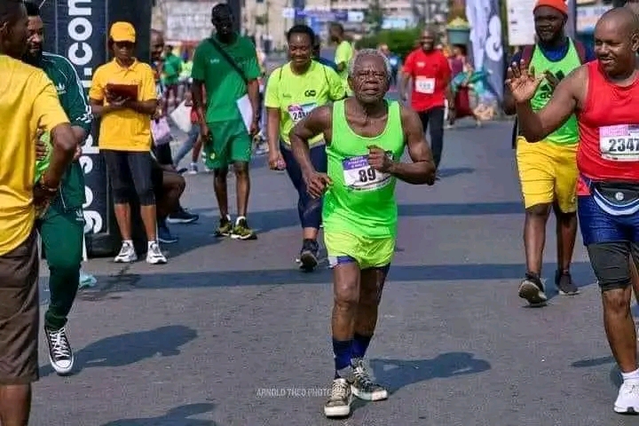 Etienne Tanangue : le doyen de la course de l'espoir